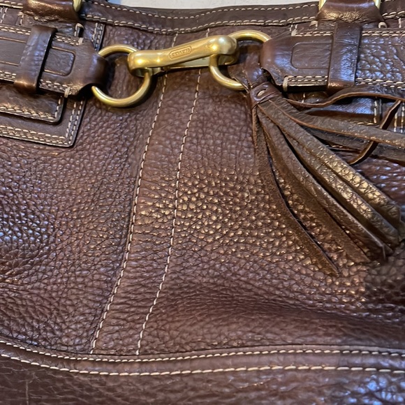 Coach Brown Leather Bag - Picture 2 of 4